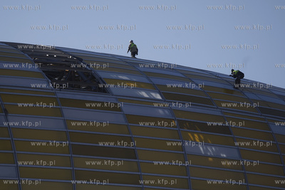 Gdansk. Budowa stadionu pilkarskiego PGE Arena.
16.03.2011
fot....