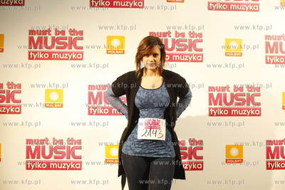 Gdansk. Budynek Not. Precasting do programu telewizji...