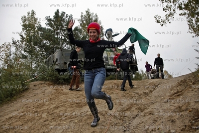 Gdynia. Adventure Park. Zawody w prasowaniu na wysokosci.
14.10.2012
fot....