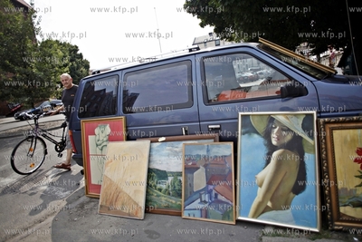 Gdansk. 753 Jarmak sw.Dominika. Nz stoiska przy ul...