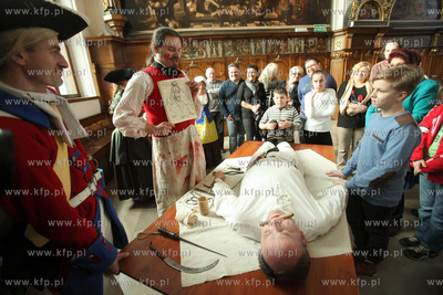 Gdańsk. Dwór Artusa. Zaraza 1709. Muzeum Historyczne...