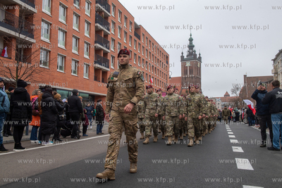 Gdańsk. Parada z okazji Narodowego Święta Niepodległości....