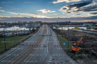 Zamknięty Most Siennicki w Gdańsku z powodu złego...