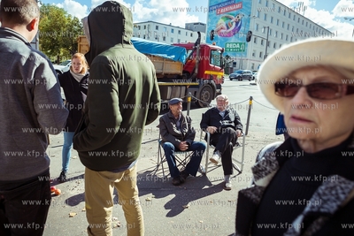 Gdynia, plan zdjęciowy filmu dyplomowego Gdyńskiej...