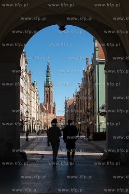 Gdansk, ul. Długa. 22.04.2020 / fot. Anna Rezulak...