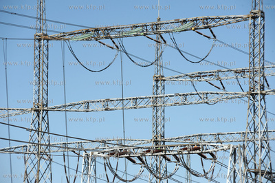 Stacja elektroenergetyczna Zarnowiec nalezaca do Polskich...