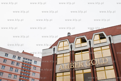 Gdansk. Centrala spolki Amber Gold przy ulicy Dlugie...