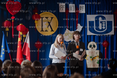 Gdansk. IX Liceum Ogolnoksztalcace. Inauguracja wspolpracy...