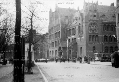 Szczecin tuz po zakonczeniu II wojny swiatowej. 1946...