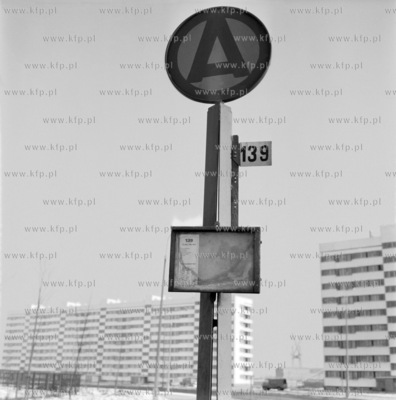 Przystanek autobusu miejskiego linii 139 na ul. Dabrowszczakow...