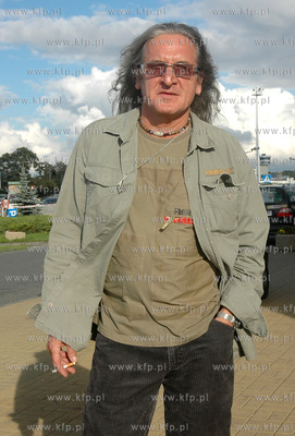 Grzegorz Markowski na lotnisku im. Lecha Walesy w Gdansk.
24.08.2006
fot....