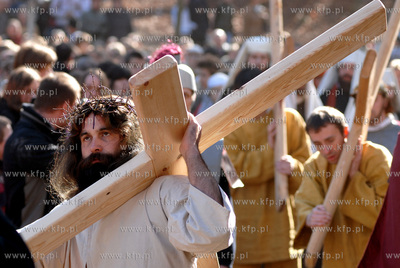 W scenerii Kaszubskiej Golgoty zostala odegrana Inscenizacja...
