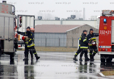 Koszalin. Trwa akcja strazakow w koszalinskiej firmie...