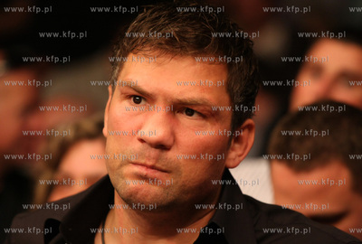 Gdynia, Gala boksu zawodowego. Nz. Dariusz Michalczewski.
09.05.2009
fot....