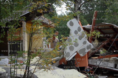Konarzyny w gminie Stara Kiszewa nad jeziorem Drzęszcz.W...