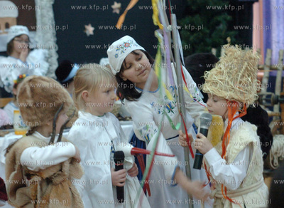 Wigilia po Kaszubsku zorganizowana przez uczniow Szkoly...