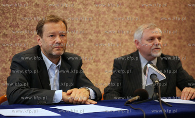 Sopot. Hotel Europa. Konferencja prasowa kandydata...