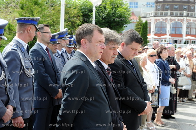 Sopot - molo. Uroczyste obchody Swieta Policji, podczas...