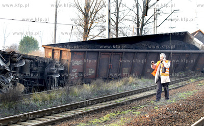 Szczecin / Dalaszewo. Wykolejenie się pociągu towarowego...