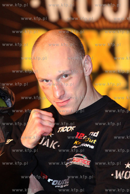 Gala Wojak Boxing Night w Gdyni. Nz. Krzysztof Diablo...