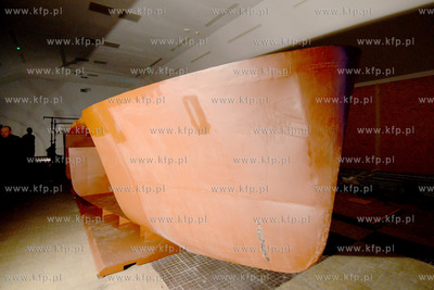 Wielkogabarytowa makiety slynnego transatlantyku MS...