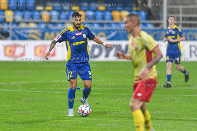 1. Liga. Arka Gdynia 1:1 Znicz Pruszków n/z Marc Navarro...