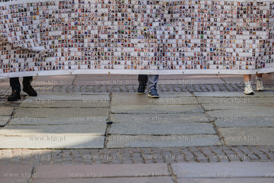 Gdańsk.  Marsz godności dla Białorusi.  Społeczna...