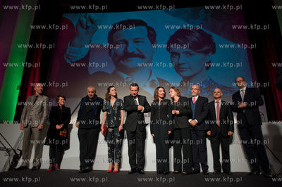 Pierwszy oficjalny polski pokaz filmu Andrzeja Wajdy...