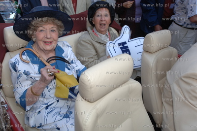 VI Festiwal Dobrego Humoru w Gdansku. Nz. Hanna Bielicka...