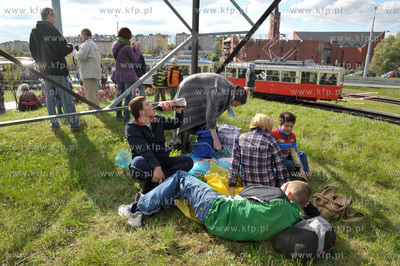 Festyn Komunikacyjny na petli tramwajowej w Gdansku...