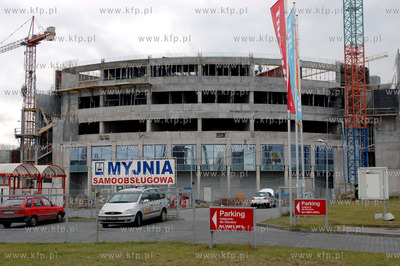 Gdansk Oliwa. Budowa nowego budynku Wydzialu Nauk Spolecznych...