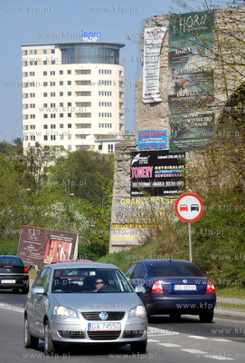 Ulica Slowackiego w Gdansku na pograniczu Wrzeszcza...