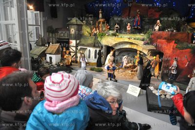 Gdansk. Kosciol Swietej Trojcy. Ruchoma szopka. 26.12.2013...