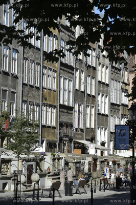 Gdańsk Głowne Miasto. Ulica Świętego Ducha, 5.07.2018...