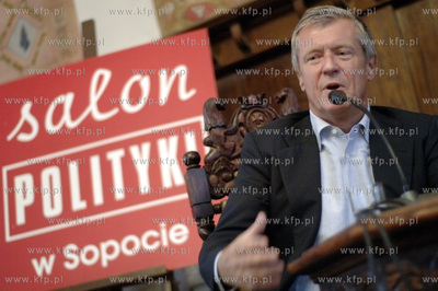 Sopot. Salon Polityki. Gosciem Daniela Passenta byl...