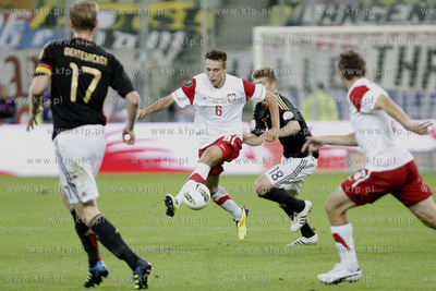Gdansk. Stadion pilkarski PGE Arena. Mecz towarzyski...
