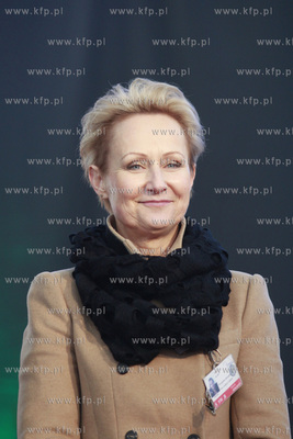 Gdansk Rebiechowo. Lotnisko im. Lecha Walesy. Uroczyste...