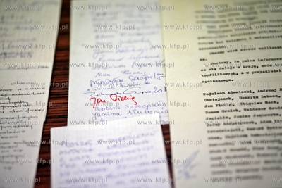 Gdansk. Europejskie Centrum Solidarnosci. Dziennikarz...