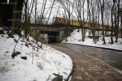 Sopot. Przejazd pod wiaduktem kolejowym w ciagu ul....