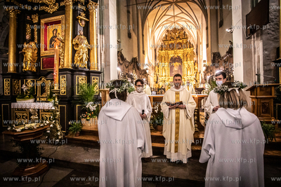 Wigilia Paschalna w Bazylice św. Mikołaja w Gdańsku,...