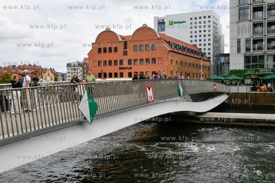 Po 9 miesiącach kładka obrotowa na Wyspę Schiorzów...