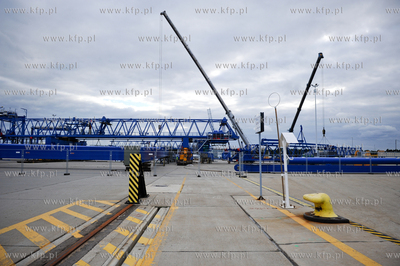 Gdansk. Terminal kontenerowy DCT. Wizyta przedstawicieli...