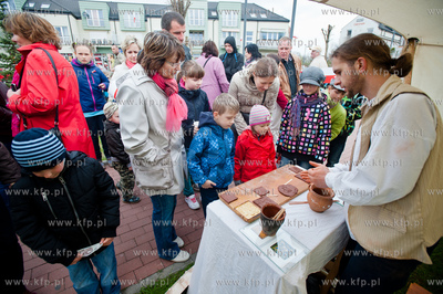 Obchody Swieta Konstytucji 3 Maja w Pruszczu Gdanskim.
Nz...