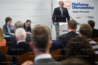 Gdansk. Manhattan. Wybory przewodniczacego Platformy...