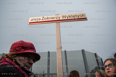 Gdansk. Obchody Dnia Zolnierzy wykletych, alcja pt....