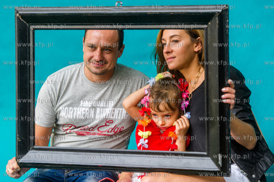 Gdansk. Wielki piknik na placu Swietopelka, zorganizowany...
