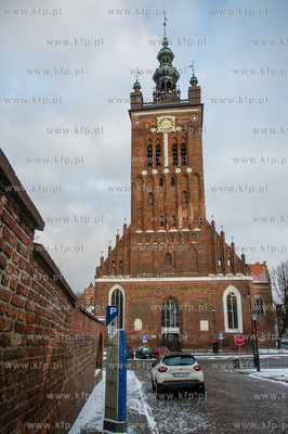 Gdansk. Wieza Kosciola sw. Katarzyny. Bezplatne warsztaty...