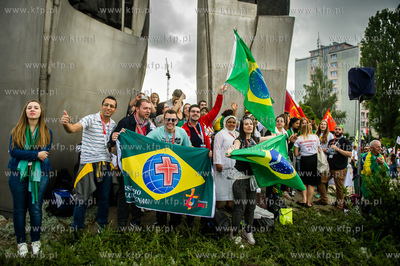 Gdańsk. Plac Solidarności. Światowe Dni Młodzieży...
