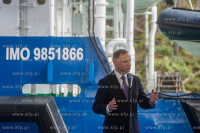 Nowy Świat. Uroczyste otwarcie przekopu przez Mierzeję...