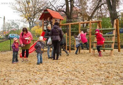 Gdansk, Siedlce. Otwarcie nowego malego placu zabaw...